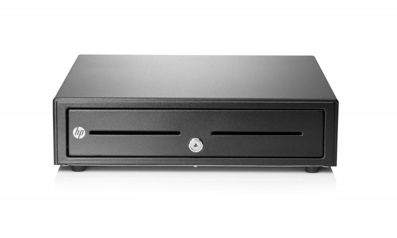 HP QT457AA , Standard Cash Drawer 8x notes/8x coins QT457AA Black, 3 Years
