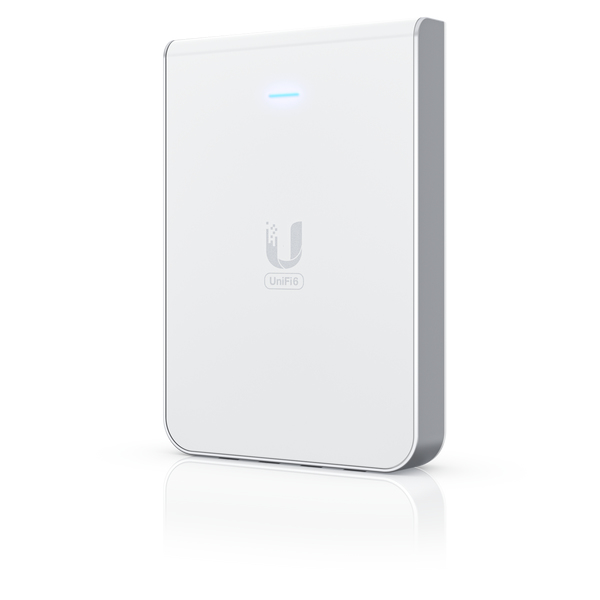 Ubiquiti U6-IW, UniFi U6 In-Wall WiFi6 Access Point, Wireless AX, 4xGbE Ports, 1xGbE PoE+ Port, MU-MIMO, 1 Year Warranty