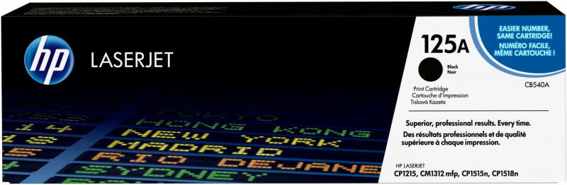 HP CB540A, Black Toner-BLK