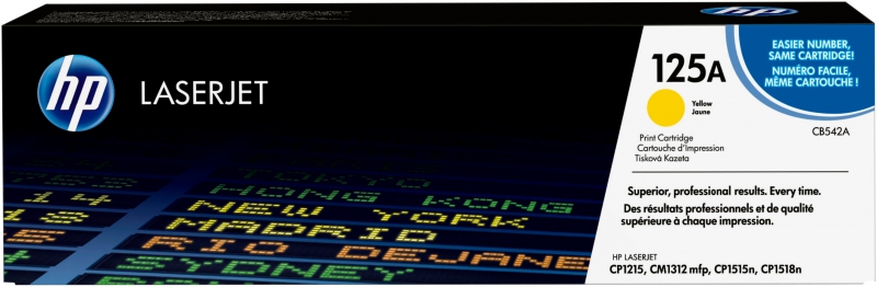 HP CB542A, Toner Yellow