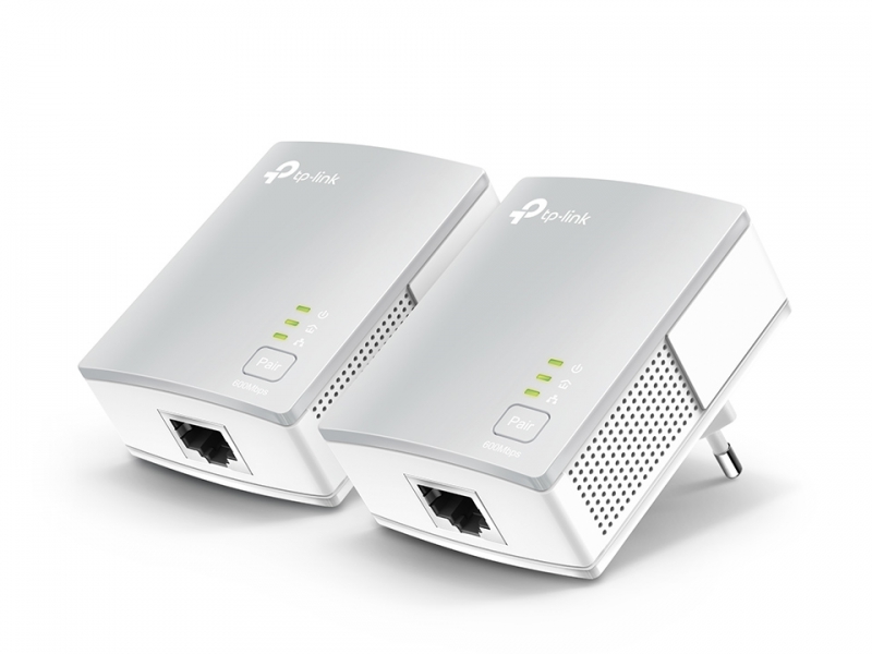 *Clearance* TP-Link TL-PA4010 KIT AV600 Powerline Ethernet Adapter Starter Kit 600Mbps HomePlug AV 1xLAN Port 300m Range Plug & Play Mini Size, 3 YR Warranty