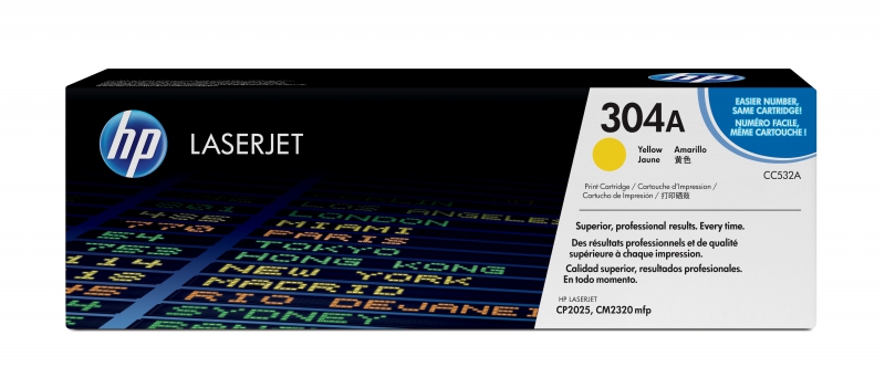 HP CC532A ,Yellow Toner Cartridge