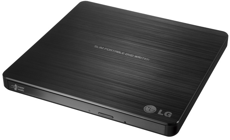 LG GP60NB50, 8X Slim External DVD Writer, 24xCD Write, 9.5mm, DVDRW, TV CONNECTIVITY, ULTRA SLIM, BLACK1 Year