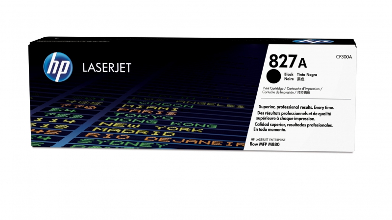 HP CF300A, 827A Black LaserJet Imaging Toner, 30000 Page