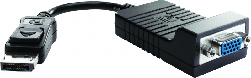 HP AS615AA, Display Port to VGA Adapter, 1 Year warranty