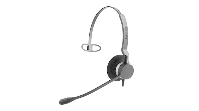 Jabra 2393-829-109, BIZ 2300 Mono, Noise Cancelling, USB, Wired, 1 Year Warranty