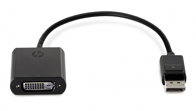 HP F7W96AA, Display Port To DVI-D (SL) Adapter, 1 Year Warranty