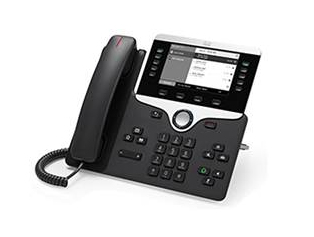 Cisco CP-8811-K9=, IP Phone 8811 Series, Wall Mountable, Black, VoIP, Caller ID, SpeakerphoneUser Connect License, 2 x Network (RJ-45), PoE Ports, 1 Year