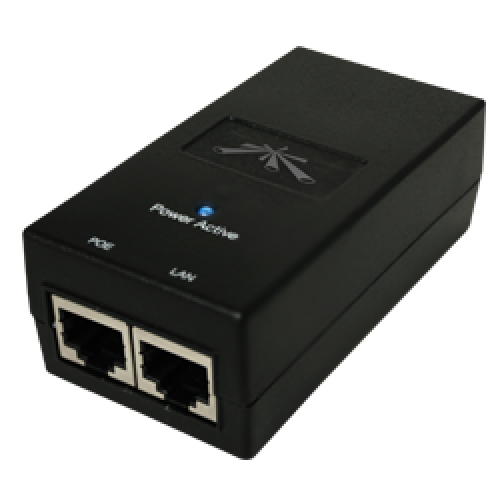 Ubiquiti POE-24-12W-G, POE Injector 24VDC 12W Gbit, 1 Year