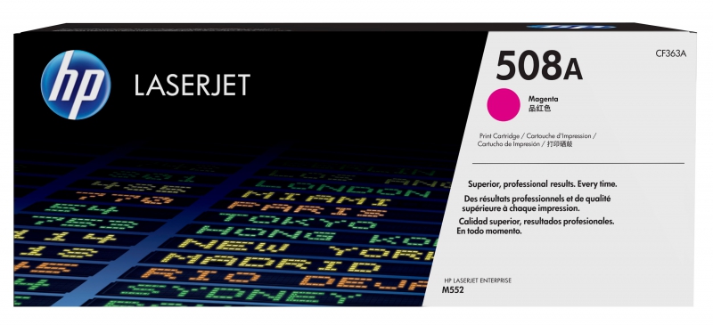 HP CF363A, LaserJet Toner Cartridge,  508A Megenta