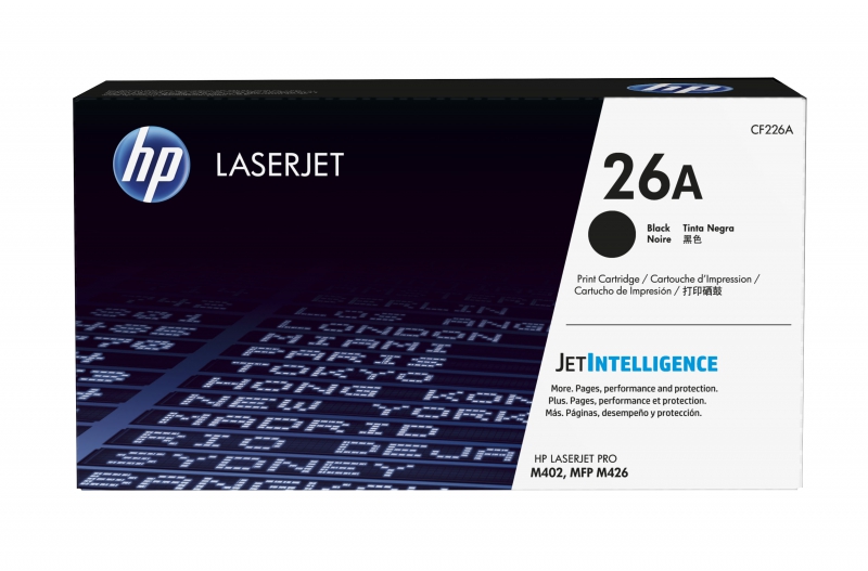 HP CF226A, 26A black LaserJet toner Cartridge