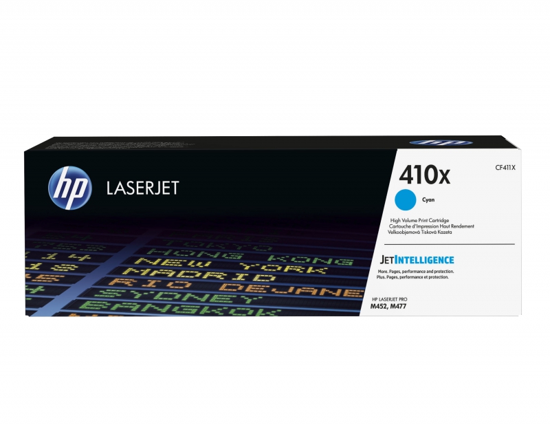 HP CF411X, 410X Cyan High Yield Toner Cartridge