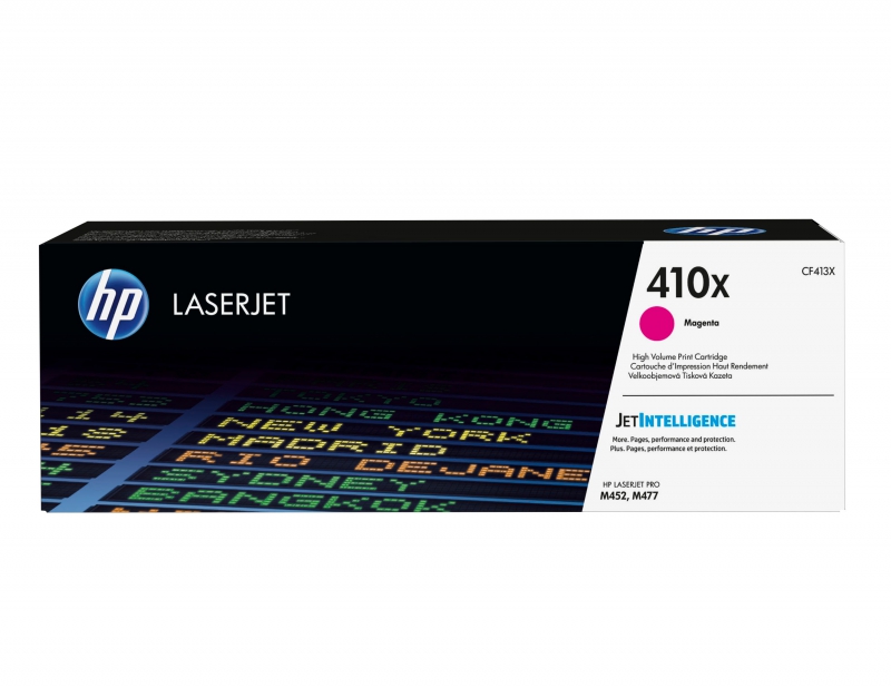HP CF413X, 410X Original Magenta Toner Cartridge
