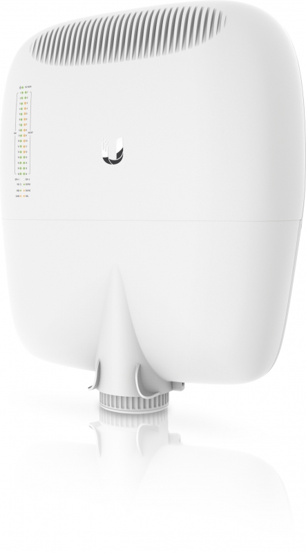 Ubiquiti EP-S16, EdgePoint 16 Port Outdoor Switch, 1x RJ45 Serial Port, 16x 10/100/1000 RJ45 Ports, 2x 1/10 Gbps SFP+ Ports, 2x 54V/1.5A, 4-Pair (+1, 2, 4, 5; -3, 6, 7, 8) Passive PoE Input, Ports 1 and 2, 4x 54V or 24V /1.4A, 4-Pair (+1, 2, 4, 5; -3, 6,