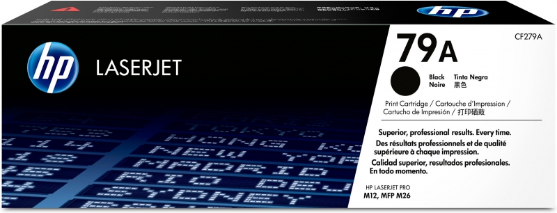 HP CF279A, 79A Black Original Toner Cartridge