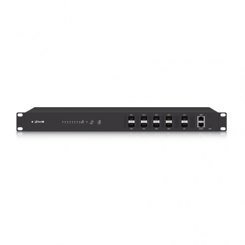 Ubiquiti UF-OLT, UFiber, 8-Port GPON OLT, 1024 Total Client Capacity, 1 Year Warranty