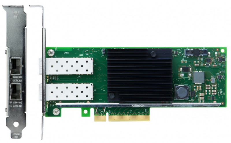 ThinkSystem 7ZT7A00537, Intel X710-DA2 PCIe 10Gb 2-Port SFP+ Ethernet Adapter, 1 Year Warranty