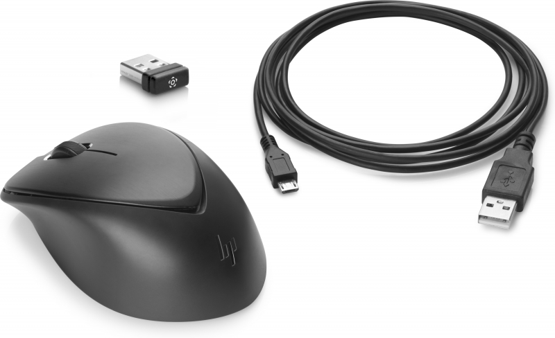 *Retail Box* HP 1JR31AA, Premium Wireless Mouse, USB, 3 Buttons, Black, 1 Year Warranty