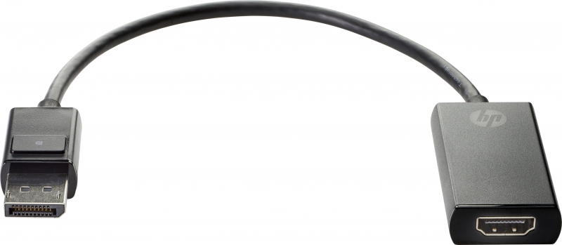 HP 2JA63AA, DisplayPort To HDMI 4k Adapter, 1 Year Warranty