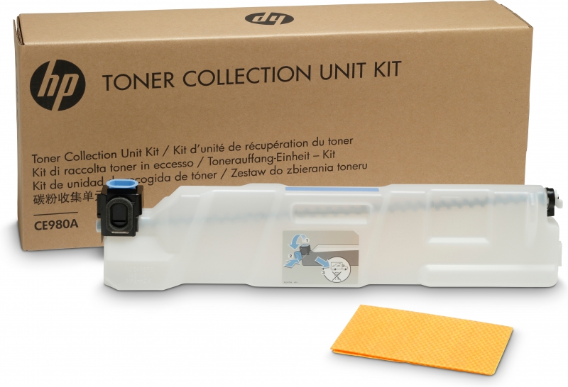 HP CE980A, Color LaserJet CE980A Toner Collection Unit, Black