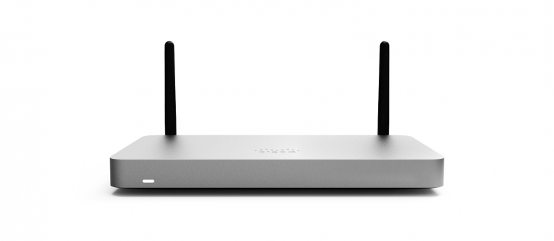 Cisco MX67W-HW, APL-Meraki MX67W Router, Stateful firewall throughput: 450 Mbps, Dual-band, dual-concurrent: 2.4 &amp; 5 GHz, 2-stream 802.11ac Wave 2 and 802.11n, up to 1.3 Gbps, Supports up to 4 SSIDs, 3G / 4G failover via USB modem, Limited Lifetime