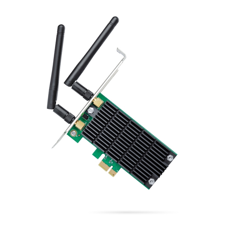 TP-Link Archer T4E AC1200 Wireless Dual Band PCIe Adapter, 867Mbps @ 5Ghz, 300Mbps @ 2.4Ghz, 3 Year Warranty