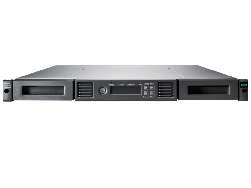 HPE R1R75A, MSL 1/8 G2 0-drive Tape Autoloader, StoreEver MSL Entry-level Tape Automation, LTO-8, LTO-7, LTO-6 or LTO-5 Ultrium drives, 1Year