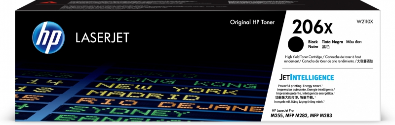 HP W2110X, 206X Black Original Laserjet Toner Cartridge, 2 Year Warranty