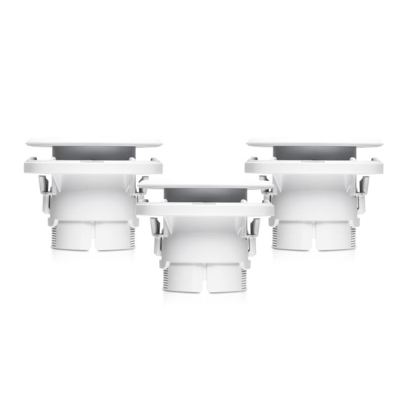 Ubiquiti UVC-G3-F-C-3, UVC-G3-FLEX Camera Ceiling Mount Accessory, 3-Pack, 1 Year Warranty