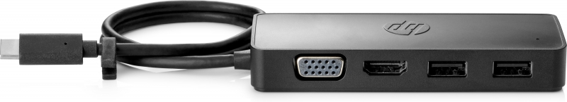 HP 7PJ38AA, USB-C Travel Hub G2, 1xHDMI, 1xVGA, 2xUSB-A, 1x USB-C (Power passthrough with USB-C adapter), 1 Year Warranty