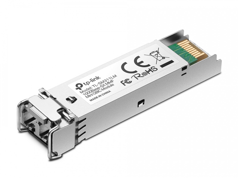 TP-Link TL-SM311LM, Gigabit SFP MiniGBIC module, Multi Mode, LC interface, Distance: Up to 550m, 3 Year Warranty