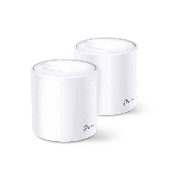 TP-Link Deco X20(2-pack), AX1800 Whole Home Mesh Wireless AX System, Dual-Band,  Up To 370 sqm Coverage, 2x LAN/WAN Gigabit Ethernet Ports, OFDMA, MU-MIMO, 3 Year Warranty