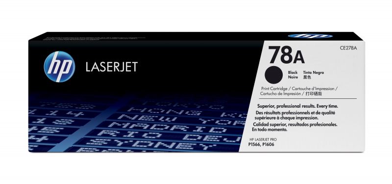 HP CE278A, Laserjet P1566/P1606 Black Toner Cartridge