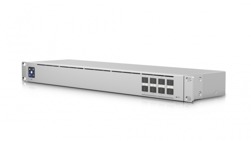 Ubiquiti USW-AGGREGATION, UniFi 8xPort,10G SFP+Aggregation Switch, Layer 2 Switch, Fanless, 1U Rackmount, 1 Year Warranty