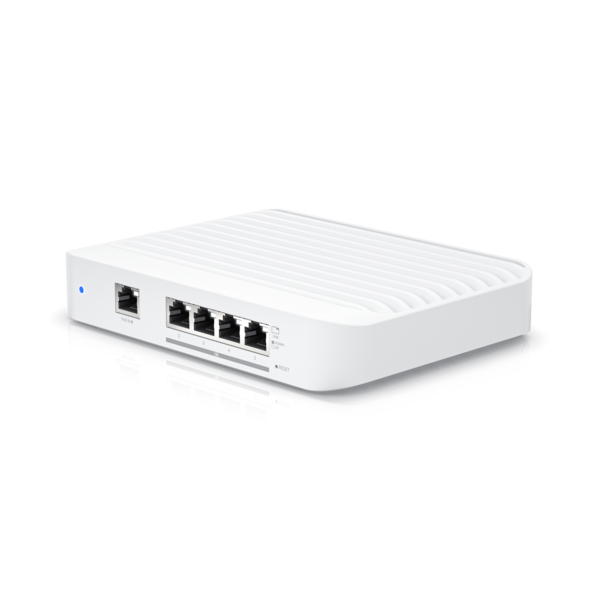 Ubiquiti USW-FLEX-XG, UniFi Switch Flex XG, Layer 2 switch with (4) 10GbE RJ45 ports and (1) GbE, 802.3at PoE+ RJ45 input, 1 Year Warranty