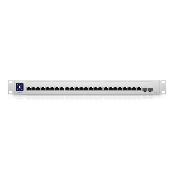Ubiquiti USW-ENTERPRISEXG-24, Enterprise 24-Port Switch, 24xGbE Ports, 2xSFP Ports, Layer 3, Managed, 1 Year Warranty