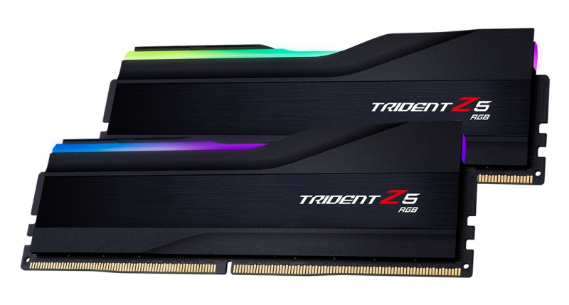 *Limits Apply, contact your AM* G.skill F5-6000J3636F16GX2-TZ5RK, Trident Z5 RGB, DIMM, DDR5 32GB(2x16GB), 6000MHz, CL36, 1.35V, Black, Limited Lifetime Warranty