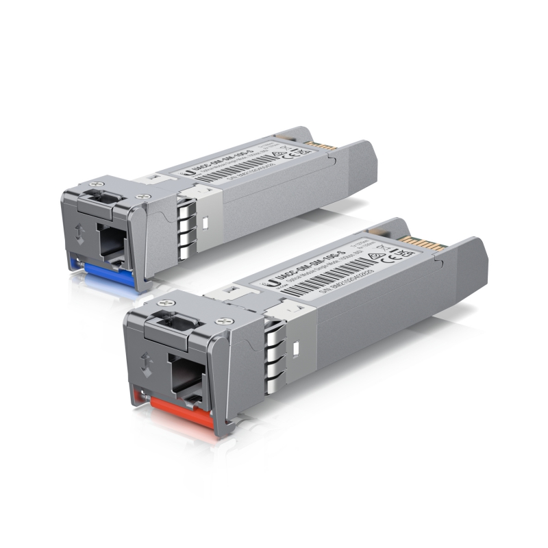 Ubiquiti UACC-OM-SM-10G-S-2, UFiber SFP+ Single-Mode Module 10G BiDi, 10Gbps, 10km Distance, Pack of 2, 1 Year Warranty