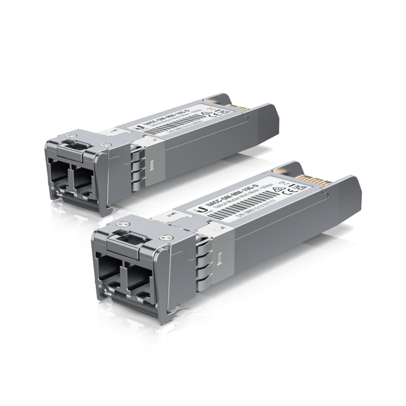 Ubiquiti UFiber SFP+ Multi-Mode Fiber Module, 10 Gbps, 300m Distance, 20-Pack