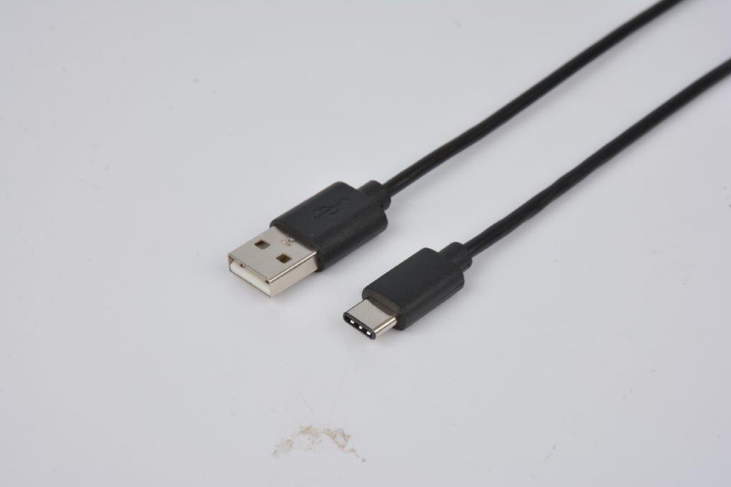 8Ware UC-2001AC, USB2.0 to USB-C Cable, Male to Male, Length: 1m, Black, 1 Year Warranty