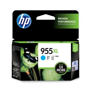 HP L0S63AA, 955XL  High Yield Cyan  Ink Cartridge