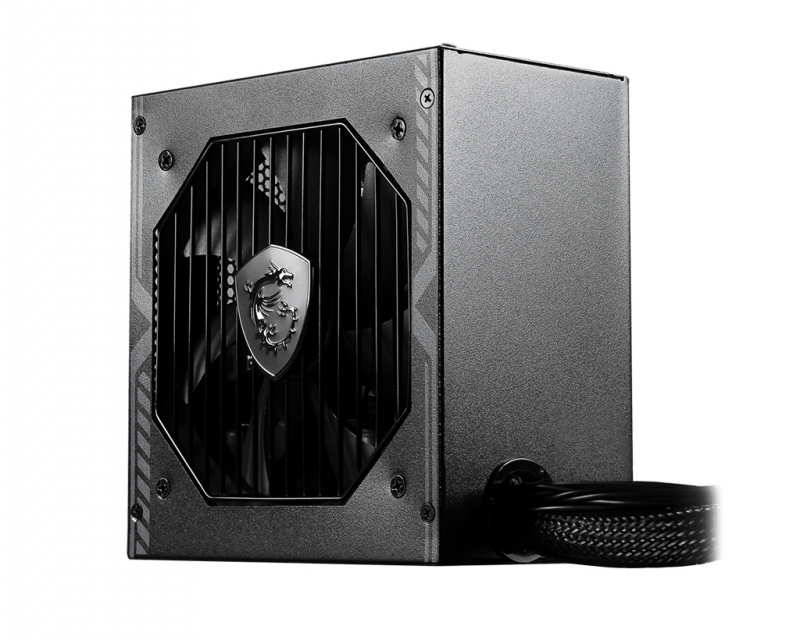 MSI MAG A650BN, 650W, 80 Plus Bronze, Non-Modular, Fan 120mm, ATX, 5 Year Warranty