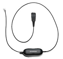 Jabra 88001-99, GN1200 Smart Cord, Cable Length: 50.8cm Narrowband Speakers, Supports latest Bluetooth Version, Compatible with Traditional Desk Phones