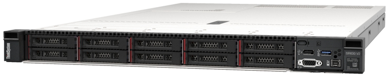 Lenovo 7Z71A013AU, ThinkSystem SR630 V2, Intel Xeon Silver 4310, 32GB RAM, 750W, 1U Rack