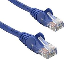 8ware Cat 6a UTP Ethernet Cable, Snagless, 1m, Blue