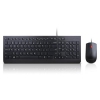Lenovo 4X30L79883, Essential Wired Keyboard and Mouse Combo, Full Keyboard, Multimedia Hot Key Functions, Height Adjustable Keyboard, Wired Mouse, Optical, 1000 DPI