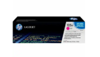 HP, CB543A, 125A Magenta Original LaserJet Toner Cartridge, Standard Yield, Up to 1,400 Pages, HP ColorSphere Toner