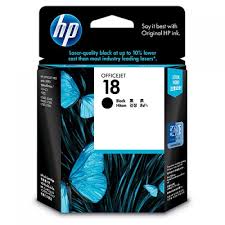 HP C4936A, No.18 Black Ink Cartridge, 1 Year