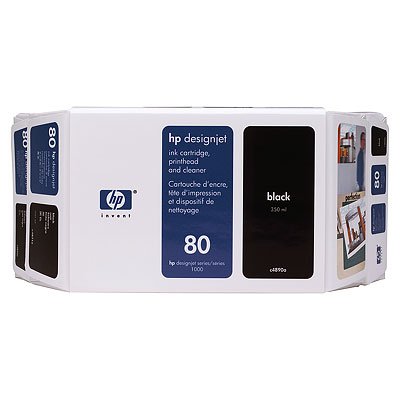 HP C4871A, 80 Black Ink Cartridge