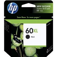 HP CC641WA, 60XL Black/ High-capacity ink cartridges for frequent printing. / Save more. Print 3 times more pages compared to the HP 60 Black Ink Cartridge